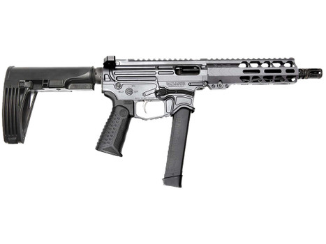 Battle Arms Development XIPHOS004 Xiphos 9mm Luger 30+1 8.50" Black Barrel, M-LOK Handguards, Combat Gray Aluminum Picatinny Rail Receiver Black Synthetic Adjustable Stock, Adj Black Grips