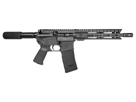 Diamondback DB1915B001 DB15 300 Blackout 28+1 10", Black, Carbon Lower, 9" M-LOK Handguard, Padded Buffer Tube, Magpul Grip