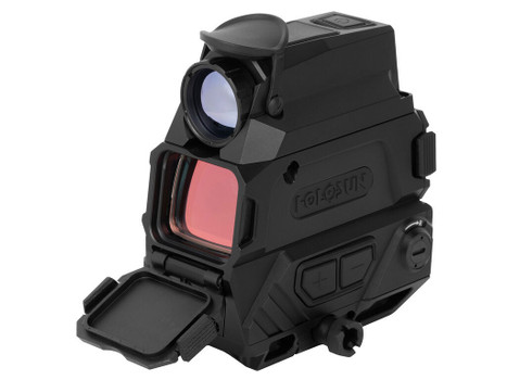 Holosun DRSTH DRS Thermal Reflex Sight Black Anodized 1x/3x/5x 1.20" x 0.98" 2 MOA Red Dot/65 MOA Circle Multi Reticle Thermal Overlay