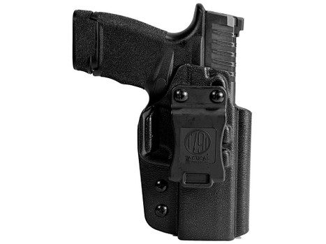1791 Gunleather TACIWBHCPROBLKR Tactical IWB Black Kydex Compatible w/ Springfield Hellcat Pro Belt Clip Right Hand