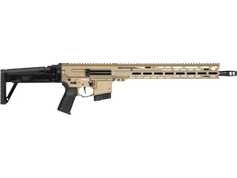 CMMG 60AA90CCT Dissent MK4 6mm ARC 10+1 (2) 16.10", Coyote Tan Rec/15" M-Lok Handguard, Side Charging Handle, Black Side Folding Stock & Zeroed Grip, Muzzle Brake, 60/90 Ambi Safety, Adj. Gas Block