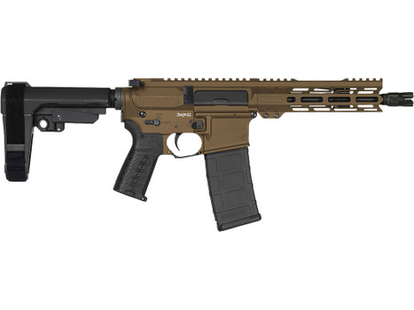 CMMG 30AF20AMB Banshee MK4 300 Blackout 30+1 8" Black Nitride Medium Taper Threaded Barrel, EML 7" M-LOK Handguards, Midnight Bronze Cerakote Aluminum Picatinny Rail Receiver, CMMG Zeroed Grips