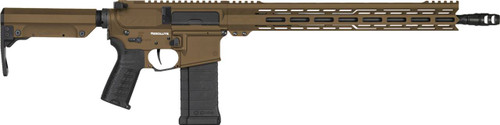 CMMG 54A3B0FMB Banshee MK4 5.7x28mm 40+1 5" Black Nitride Medium Taper Threaded Barrel, M-LOK Handguards Midnight Bronze Cerakote Aluminum, Picatinny Rail Receiver, CMMG Zeroed Grips UPC: 810148624194