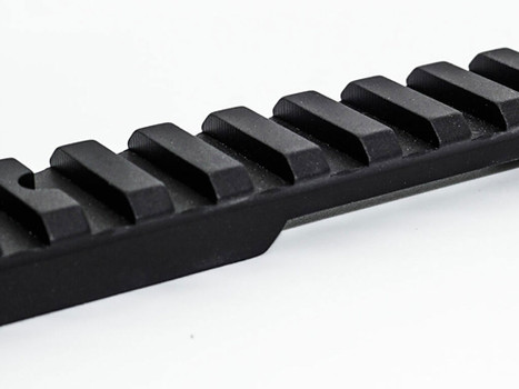 Talley P00252412 Picatinny Rail Picatinny Black Anodized Aluminum Fits Browning T-Bolt 0 MOA
