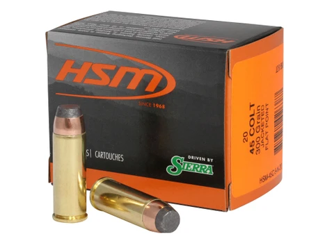 HSM 45C9N20 Pro Pistol 45 Colt 300 gr Jacketed Soft Point 20 Per Box/ 20 Case