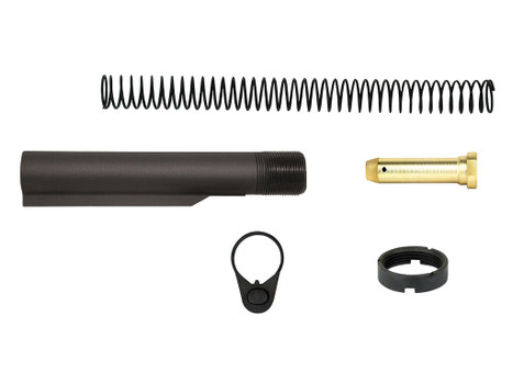 TacFire MAR047A AR15 Buffer Tube Kit Mil-Spec Black AR-15
