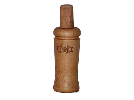Drury Outdoors DODCROW Signature Locator Open Crow Call Attracts Turkeys, Brown Wood, Mylar Reed