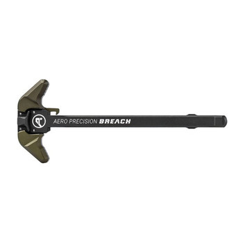 AR-15 BREACH AMBIDEXTROUS CHARGING HANDLE LRG LEVER BLK/ODG UPC: 815421029536