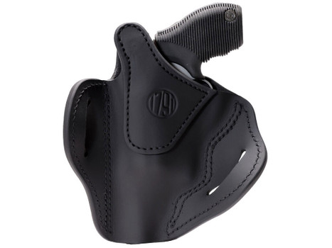 1791 Gunleather RVHX3SBLR RVHX-3 OWB Size 03 Stealth Black Leather Belt Slide Right Hand