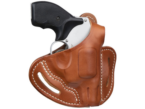 1791 Gunleather RVHX1CBRR RVHX-1 OWB Size 01 Classic Brown Leather Belt Slide, J-Frame, Right Hand