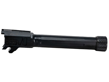 Faxon Firearms 365B910NXSOQT Match Series 9mm Luger Fluted Threaded Black Nitride Stainless Steel, Fits Sig P365 XL