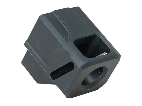 Faxon Firearms FFPACOMPDSMP01 EXOS-514 Compensator for M&P Black Aluminum 1/2"x28 Threads 1.10" OAL 9mm