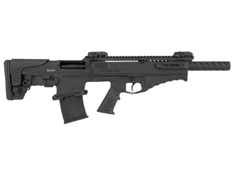 Escort HEBT12X180101 BTS 12 Gauge Semi-Auto 3" 5+1 18" Matte Black Nitride Steel Barrel, Picatinny Rail Aluminum/Polymer Receiver, Black Adjustable Synthetic Stock