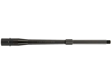 Ballistic Advantage BABL308019PQ Premium Series 308 Win 16" Threaded Hanson Profile, Midlength with Low Pro Gas Block, Black QPQ 4150 Chrome Moly Vanadium Steel, Fits AR-10