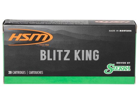 HSM 2225020N Varmint 22-250 Rem 55 gr Sierra BlitzKing 20 Per Box/ 25 Case