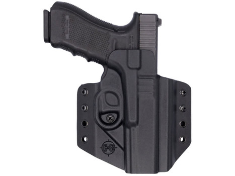 C&G Holsters 0000100 Covert OWB Black Kydex Belt Loop Glock 17/22/47