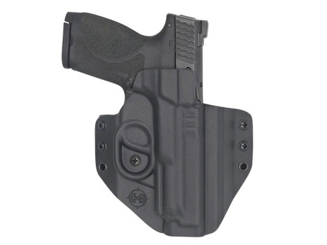 C&G Holsters 0566100 Covert OWB Black Kydex Belt Loop Fits S&W M&P 9/40 4.25