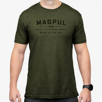 GO BANG PARTS CVC T-SHIRT 3XL OLIVE DRAB HEATHER UPC: 840815135456