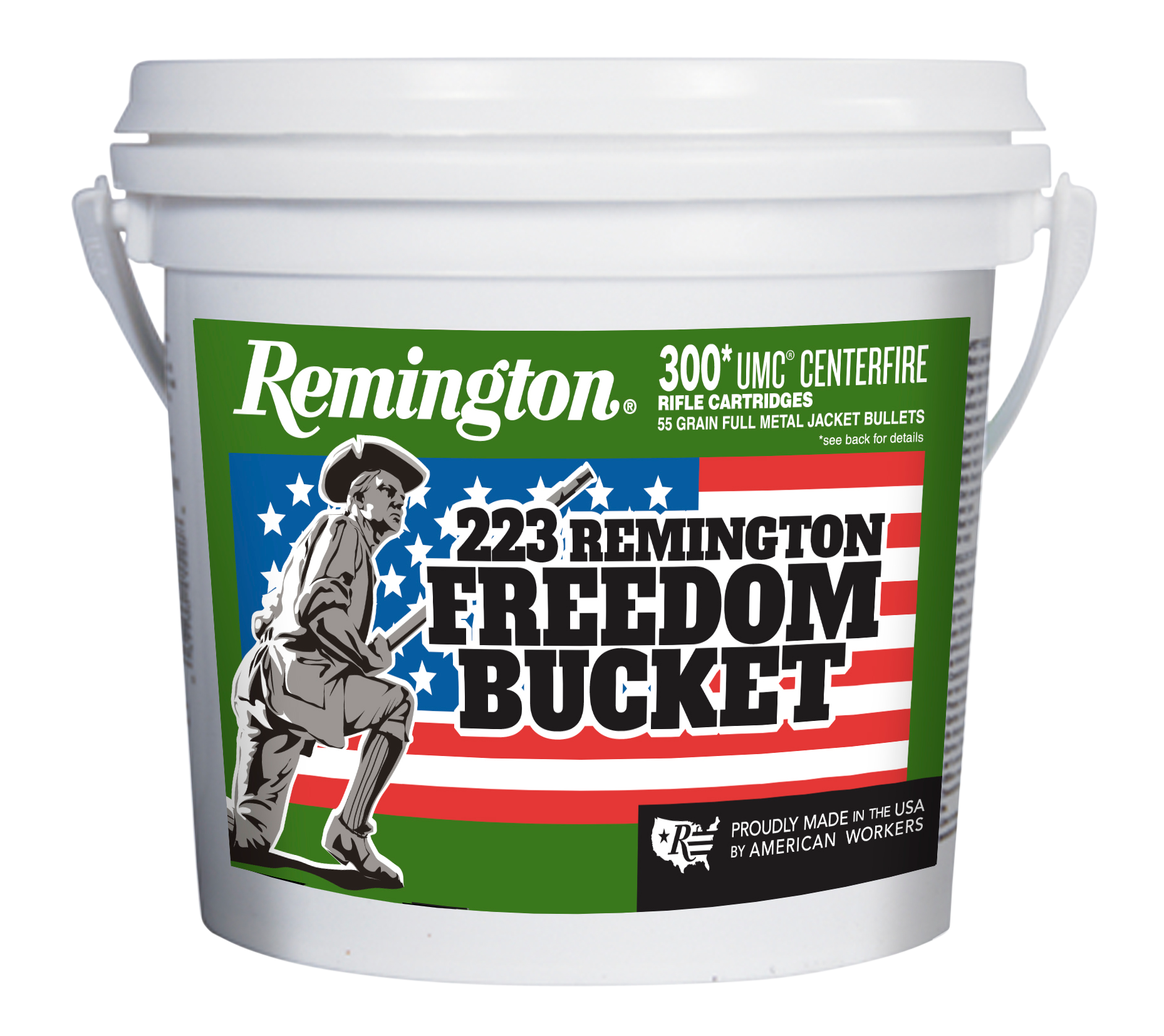 223 Rem Ammo - Ammo UMC Freedom Bucket Case FMJ Ammo UMC Freedom Bucket Case FMJ Ammo