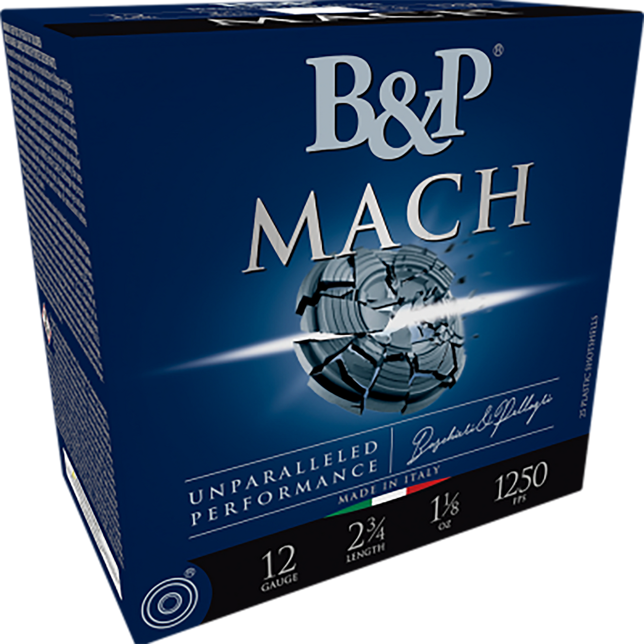 12 Gauge Ammo - B&p Ammo Mach Case 7/8oz B&p Mach Case 7/8oz Ammo