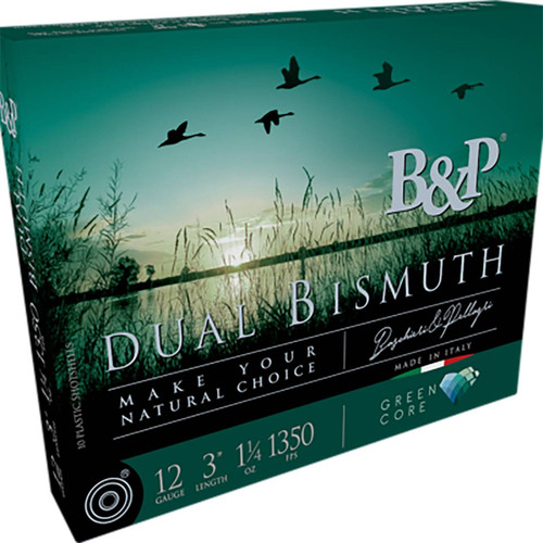12 Gauge Ammo - B&p Ammo Dual Bismuth 1-1/4oz B&p Dual Bismuth 1-1/4oz Ammo