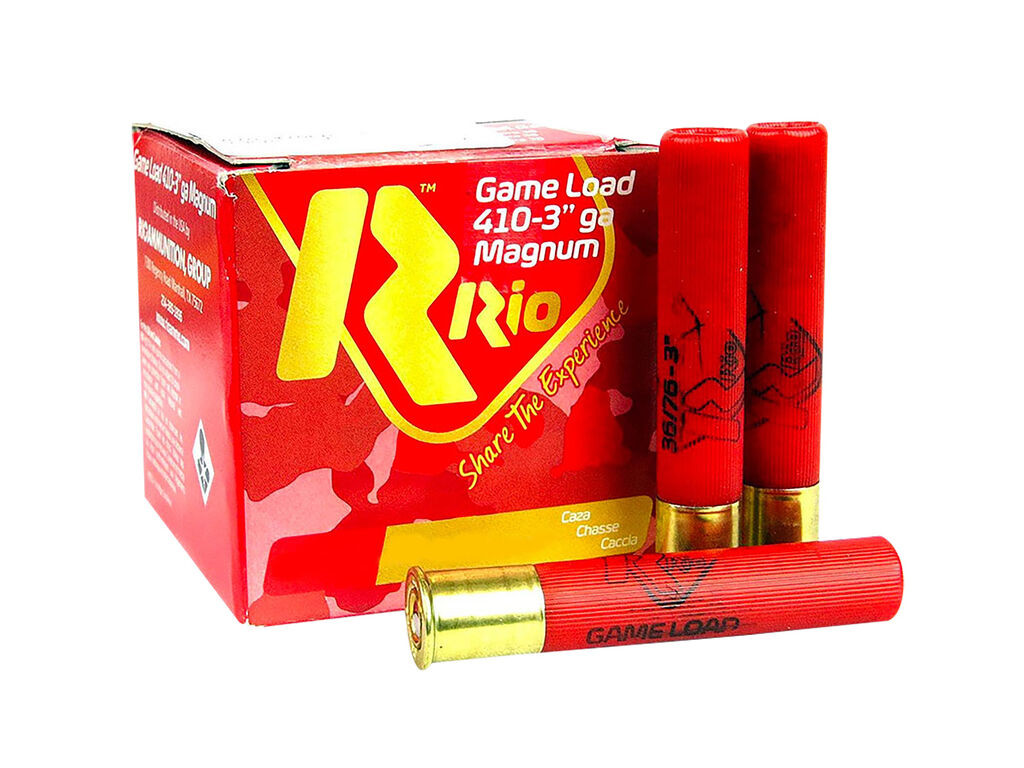 410 Bore Ammo - Rio Ammo Game Load Case Rio Game Load Case Ammo