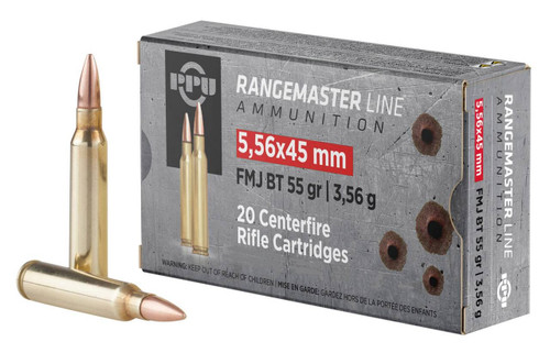 5.56 NATO Ammo - Bulk PPU RNGMSTR R FMJBT Bulk PPU RNGMSTR R FMJBT Ammo