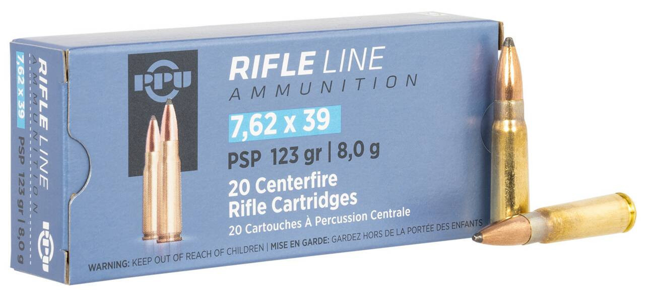 7.62x39mm Ammo - PPU PSP PPU PSP Ammo