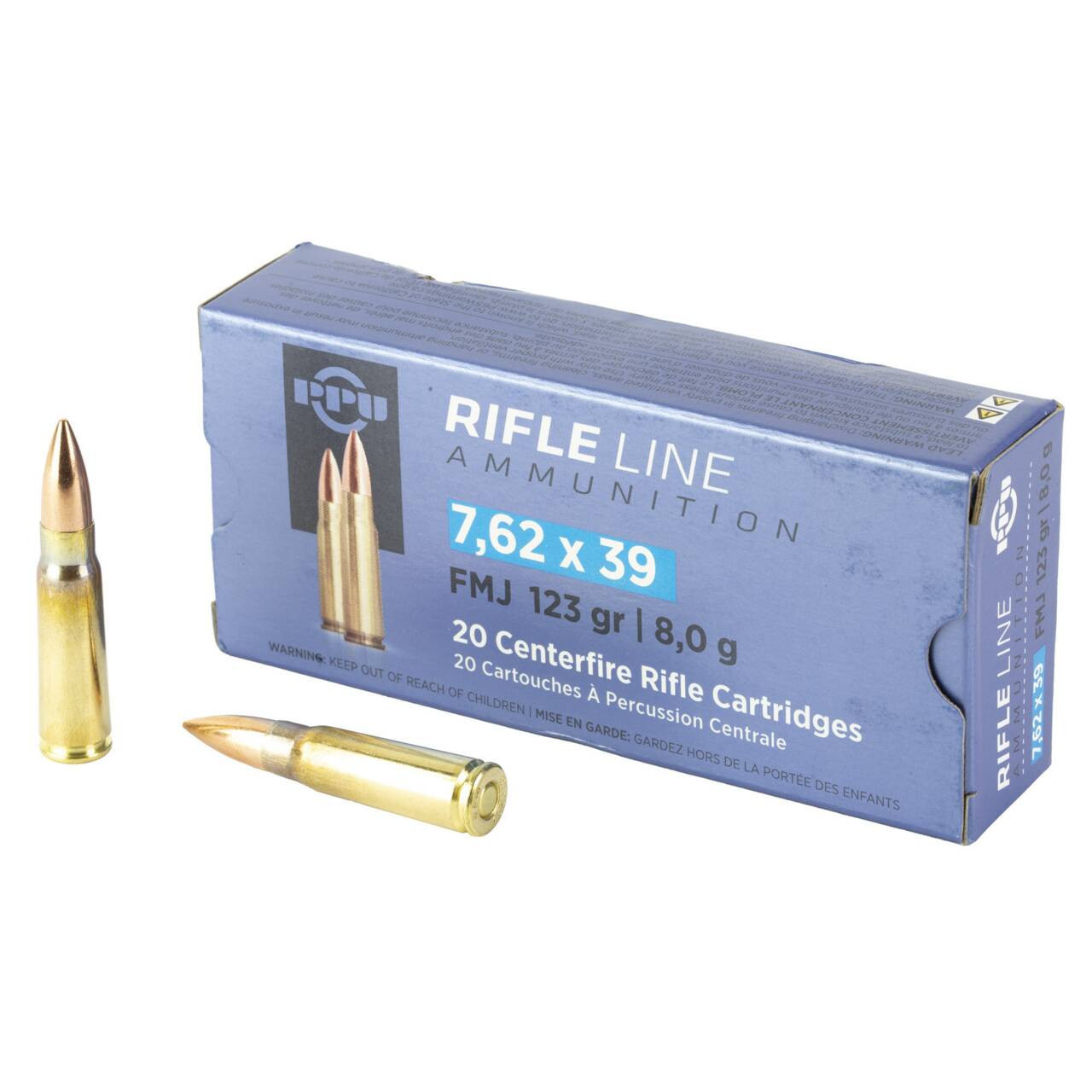 7.62x39mm Ammo - PPU FMJ PPU FMJ Ammo