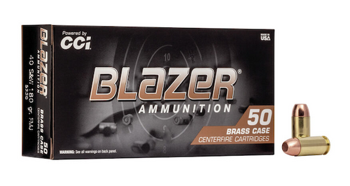 CCI Blazer Brass FMJ Ammo