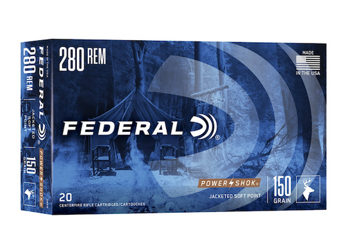280 Rem Ammo - FED PWR SHK SP FED PWR SHK SP Ammo