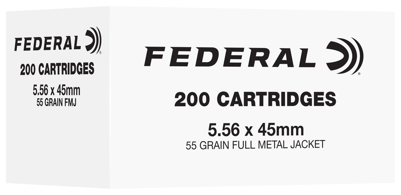 5.56 NATO Ammo - Federal Case FMJ Federal Case FMJ Ammo
