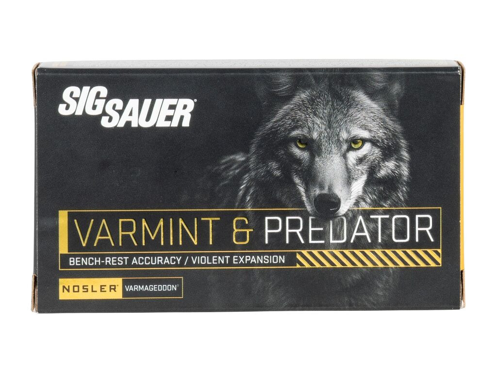 243 Win Ammo - SIG Varmageddon SIG Varmageddon Ammo