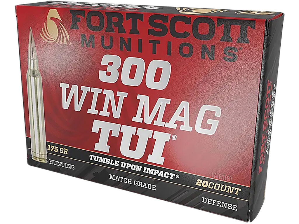 Fort Scott Munitions Tumble Upon Impact TUI SC Spun Case Ammo