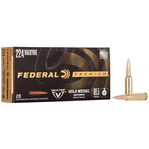 224 Valkyrie Ammo - FED Gold Medal FED Gold Medal Ammo
