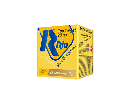 20 Gauge Ammo - Rio Ammo Top Target Case 7/8oz Rio Top Target Case 7/8oz Ammo