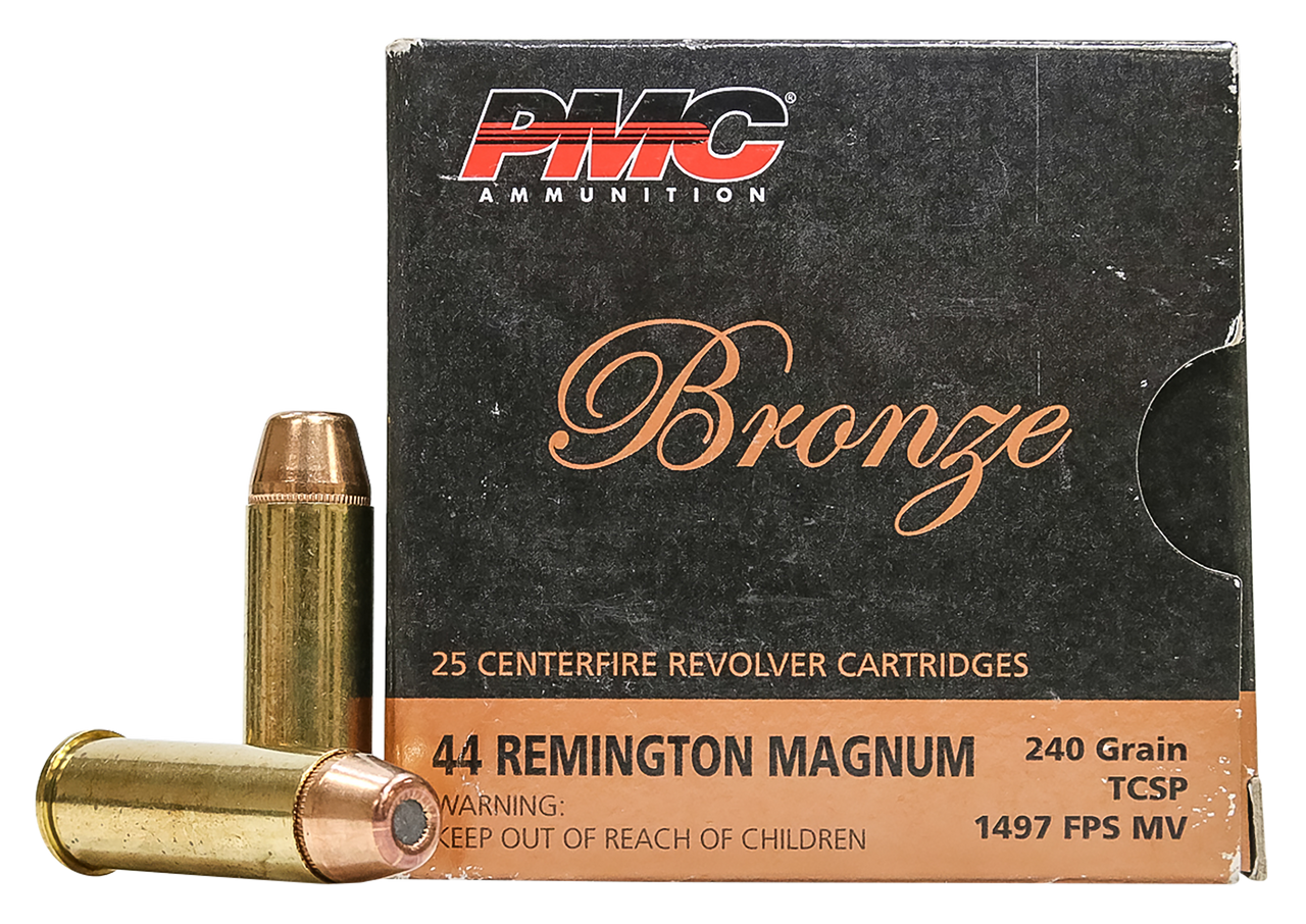 44 Mag Ammo - PMC Bronze Truncated Cone SP Case PMC Bronze Truncated Cone SP Case Ammo