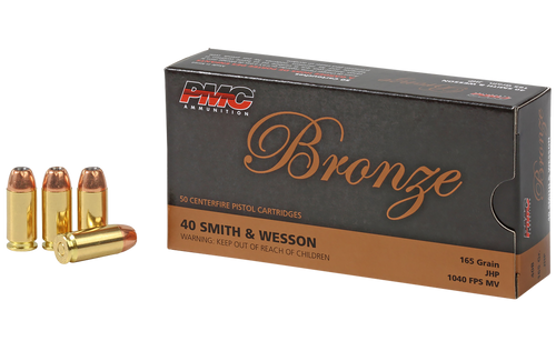 40 S&W Ammo - PMC Bronze Case JHP PMC Bronze Case JHP Ammo