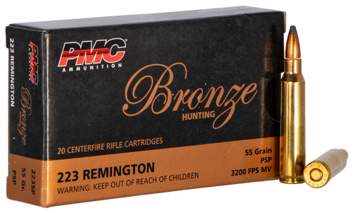 223 Rem Ammo - PMC Bronze Pointed SP Case PMC Bronze Pointed SP Case Ammo