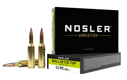 Nosler Ballistic Tip Spitzer Boat Tail Case Ammo