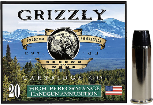 Grizzly Wide Flat Nose Gas Check Case Ammo
