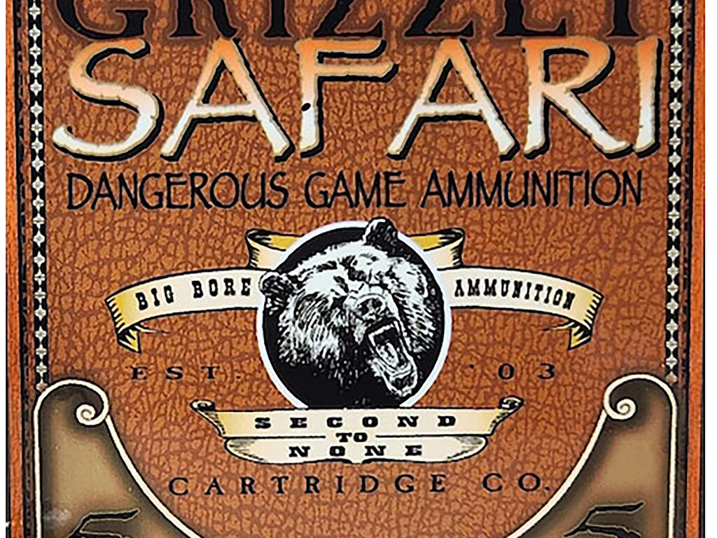 Grizzly Solid Brass Case Ammo