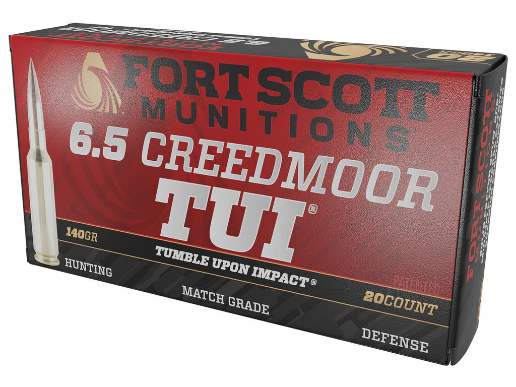 6.5mm Creedmoor Ammo - Fort Scott Munitions Tumble Upon Impact TUI SC Spun Case Fort Scott Munitions Tumble Upon Impact TUI SC Spun Case Ammo