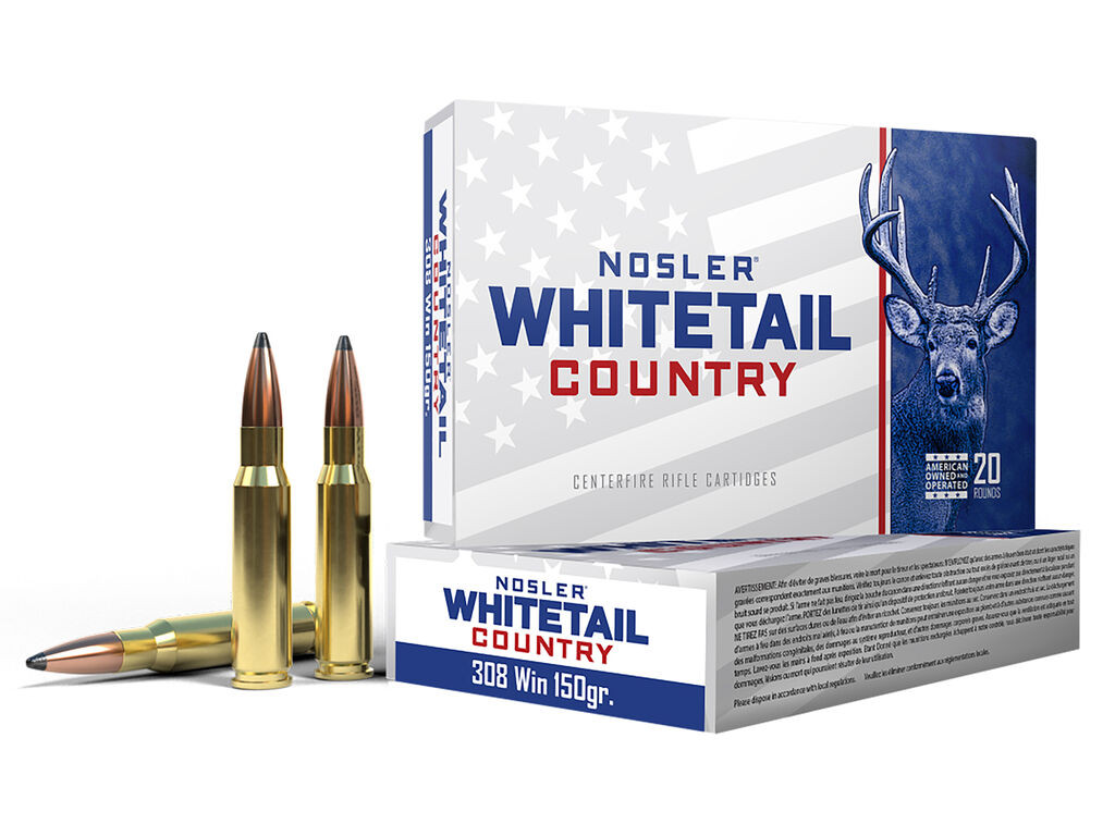 Nosler Whitetail Country Case Ammo