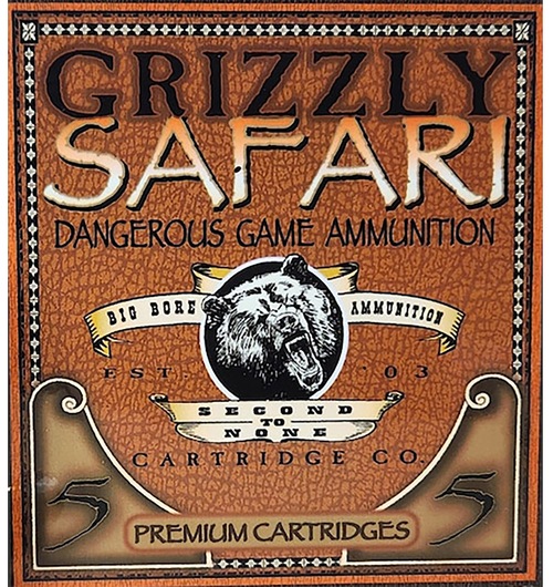 500 Nitro Express Ammo - Grizzly Ammo Triple Shock X Case Grizzly Triple Shock X Case Ammo