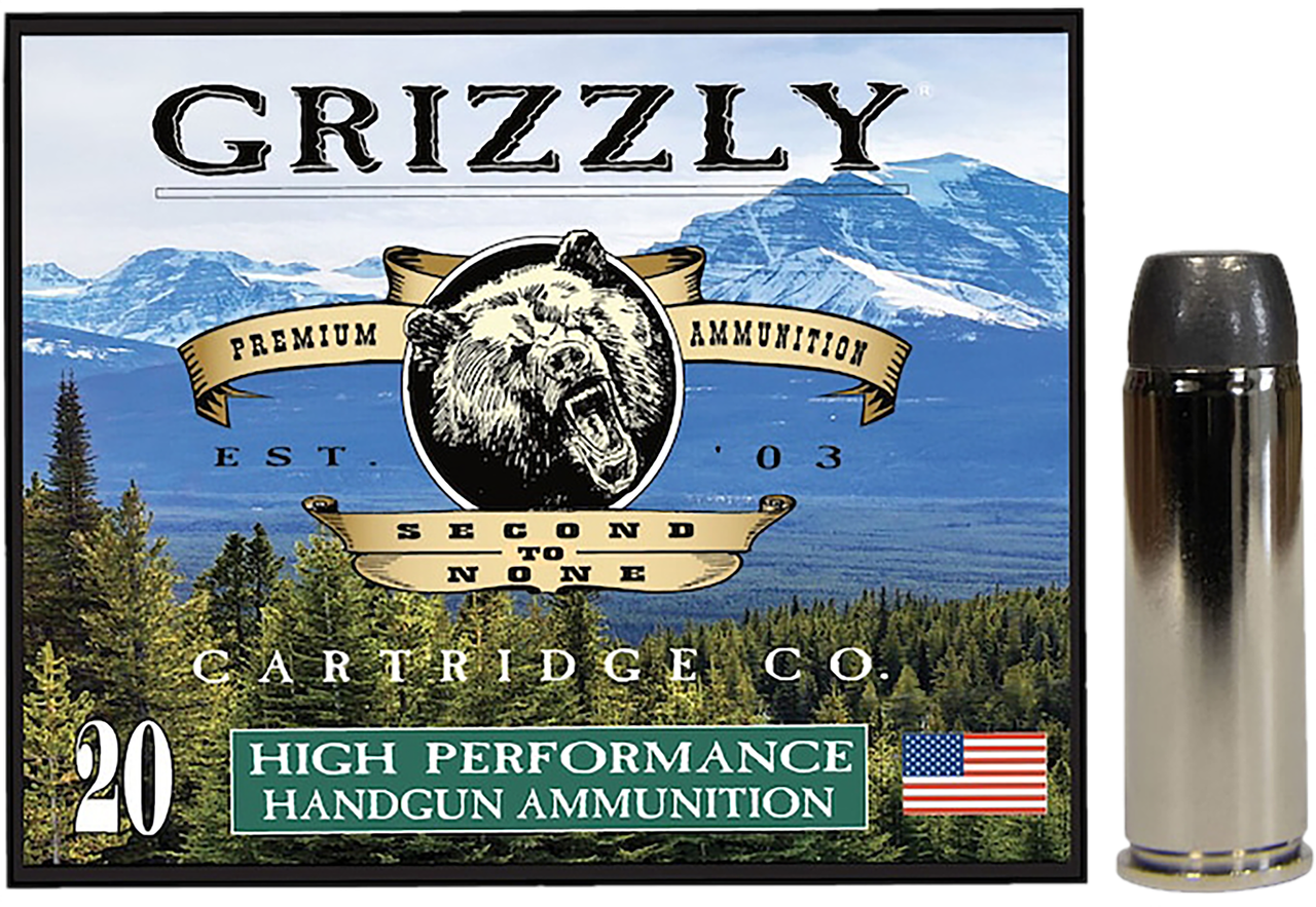 Grizzly Wide Flat Nose Gas Check Case Ammo