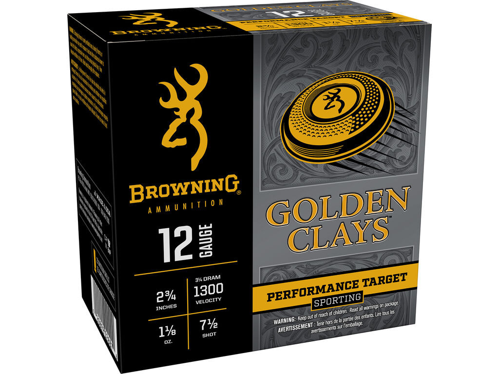 Browning Golden Clays Case 1-1/8oz Ammo