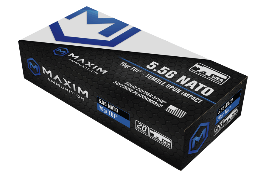 5.56 NATO Ammo - Maxim TUI SBA Maxim TUI SBA Ammo