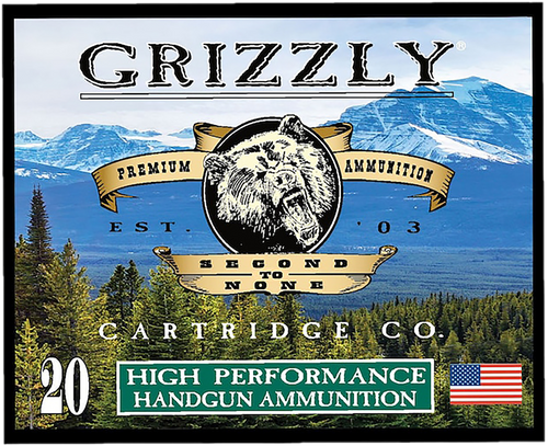Grizzly Flat Point Case FMJ Ammo