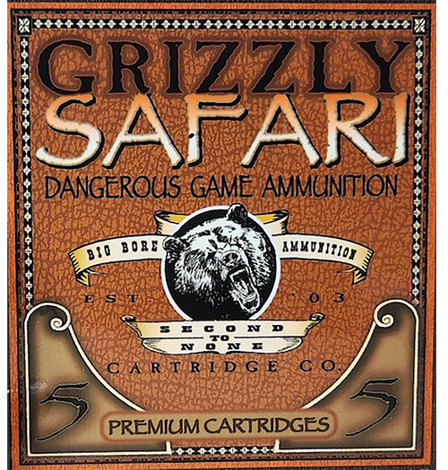 Grizzly Solid Brass Case Ammo